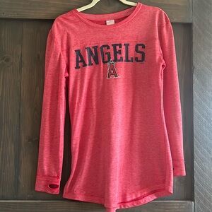 Angels baseball genuine merchandise womens long sleeve